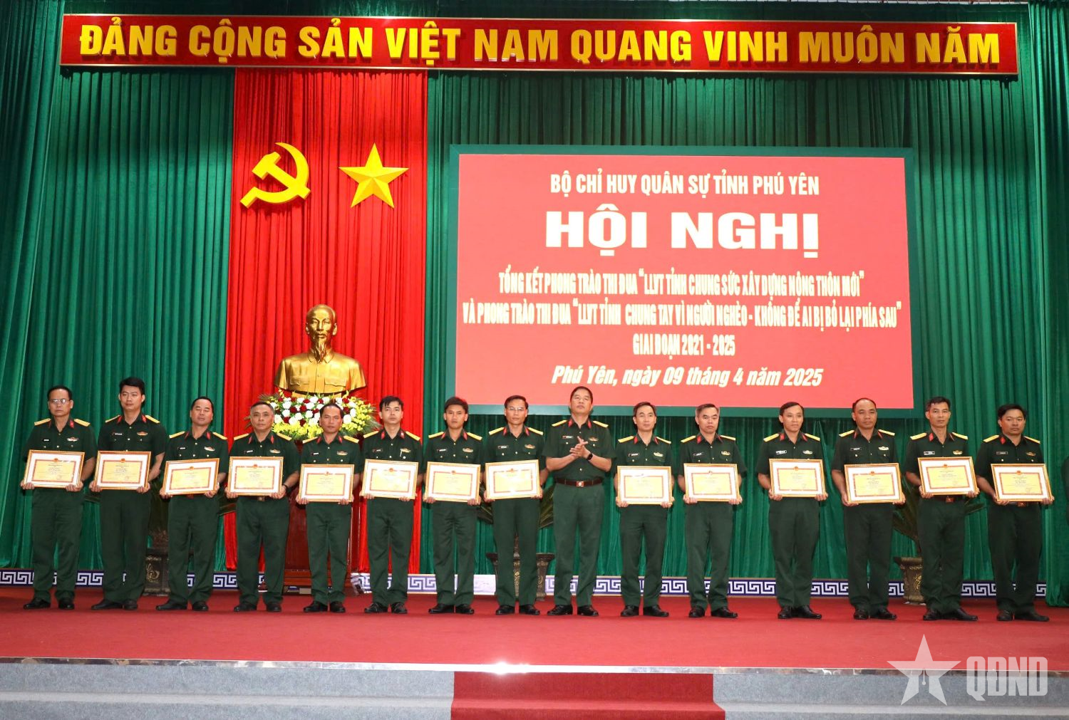 Bộ CHQS tỉnh Phú Yên thực hiện tốt các phong trào thi đua